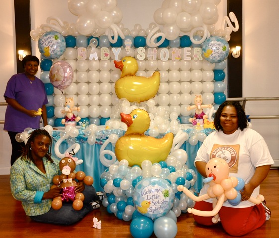 Balloon Baby Shower Decor